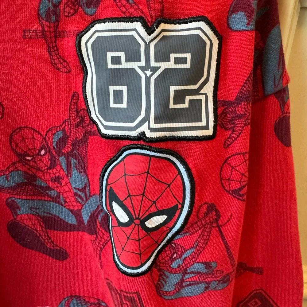 Marvel Red and Gray Spider-Man Kids Pullover Size 4T